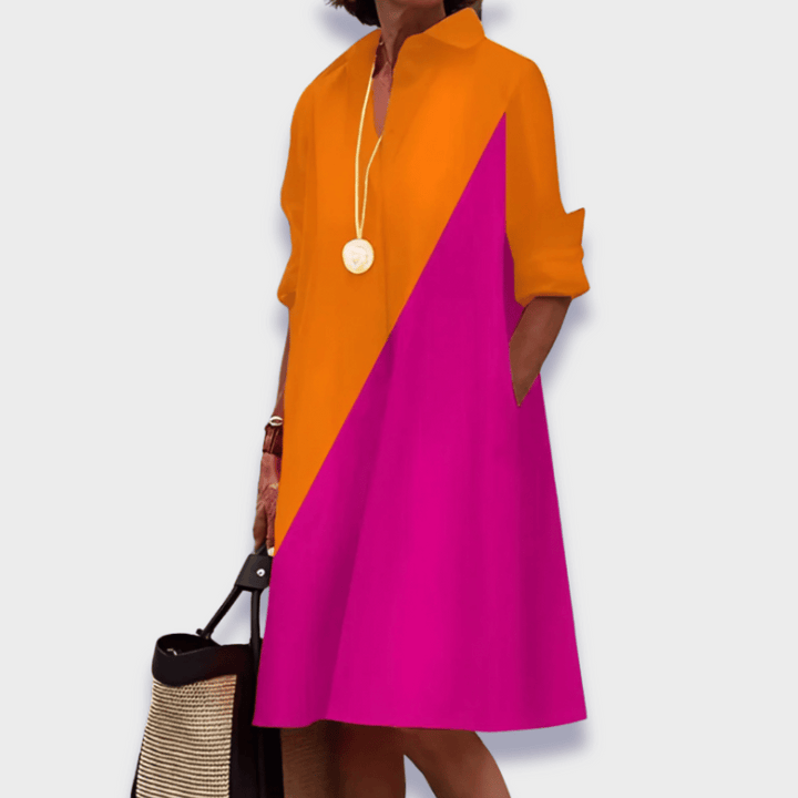 BETTINA™ | Vestido tipo polo elegante y casual