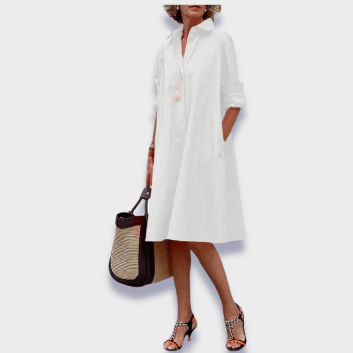 BETTINA™ | Vestido tipo polo elegante y casual
