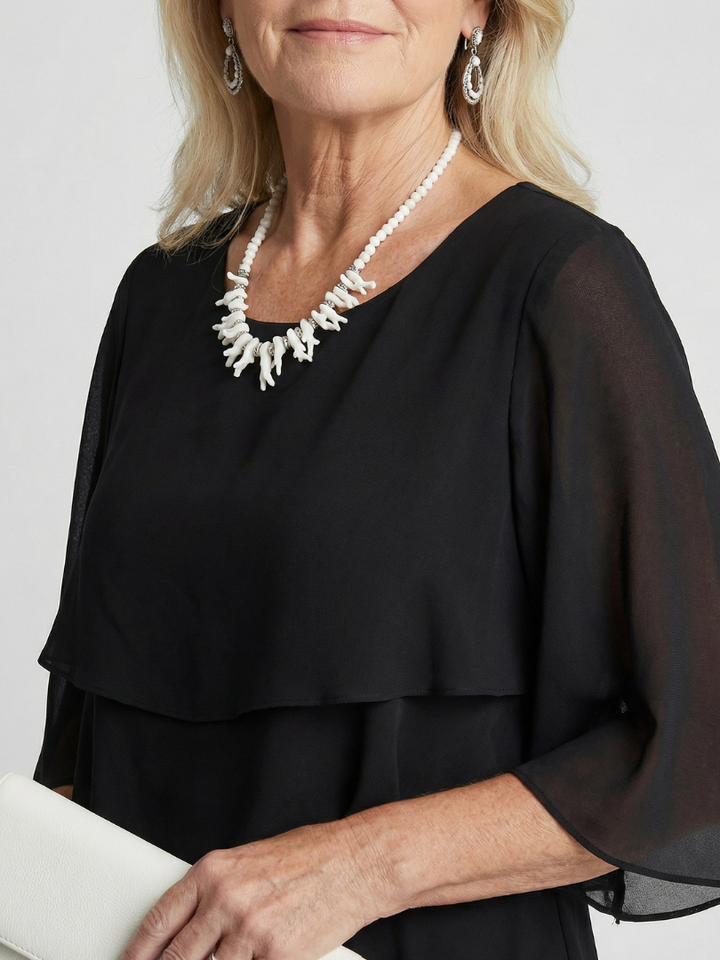 Brent | Vestido midi en capas