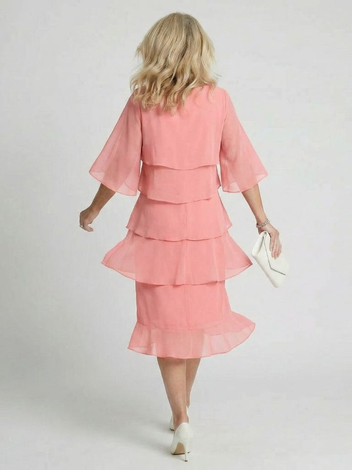 Brent | Vestido midi en capas