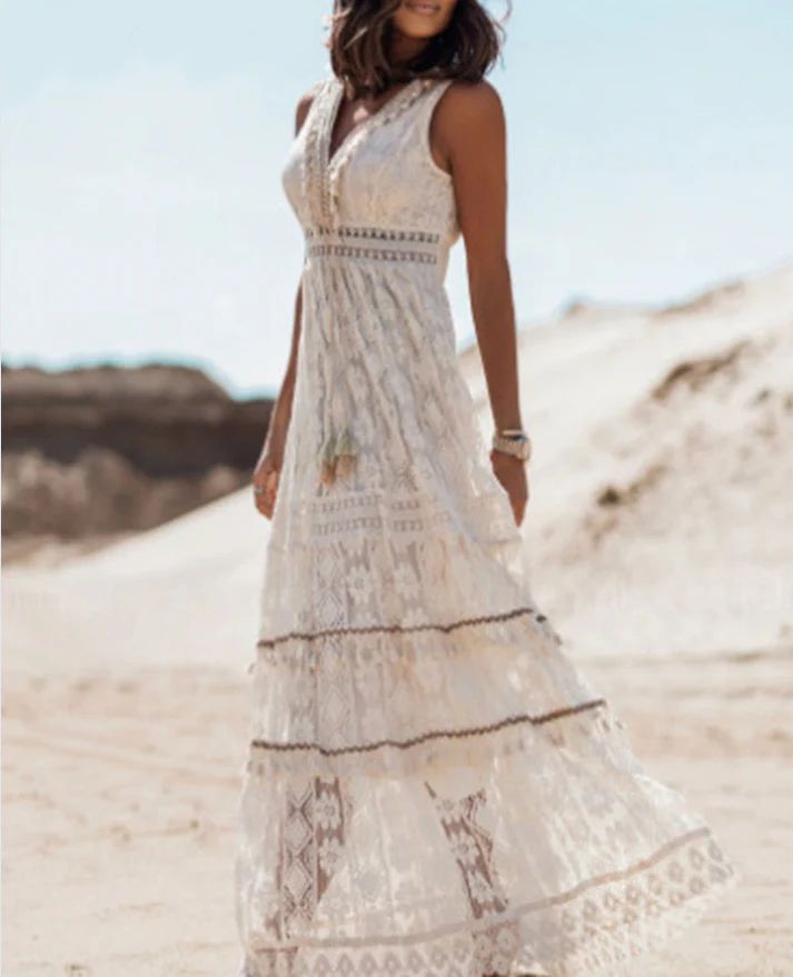 NINA™ | Vestido bohemio de lujo