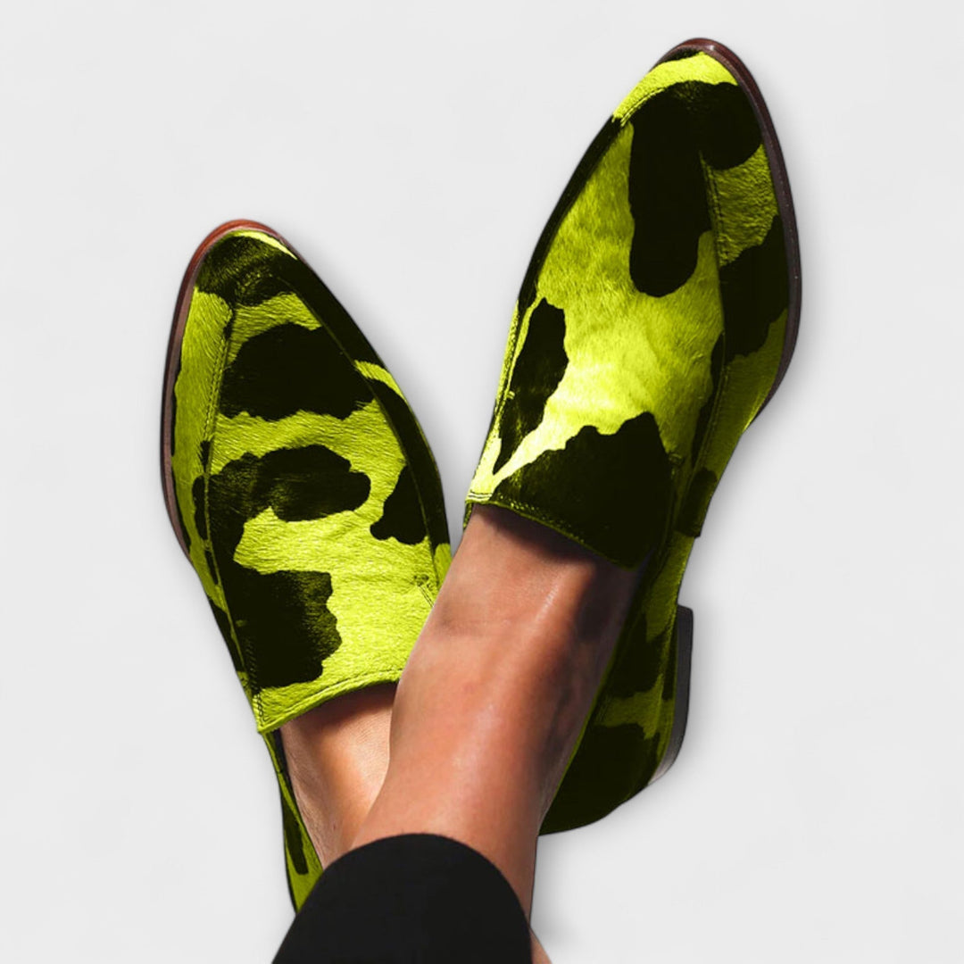 Paloma™ | Mocasines Impresión Vaca