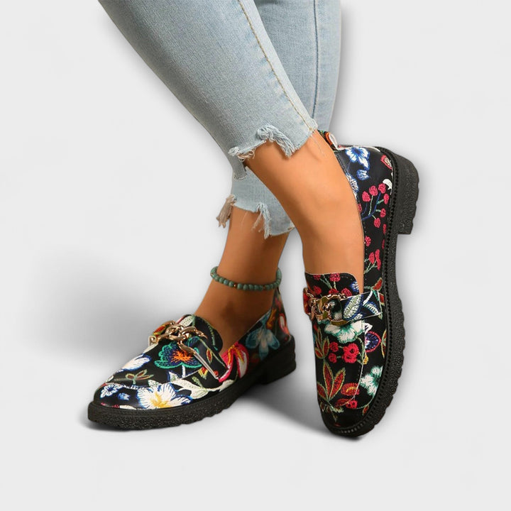 Orla™ | Mocasines Imprimé Floral