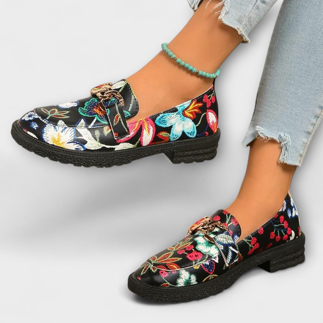 Orla™ | Mocasines Imprimé Floral