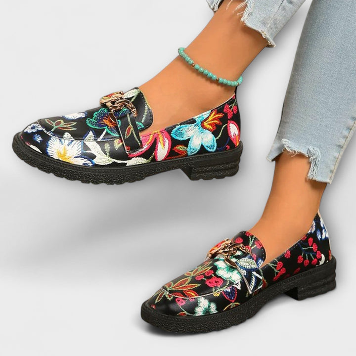 Orla™ | Mocasines Imprimé Floral