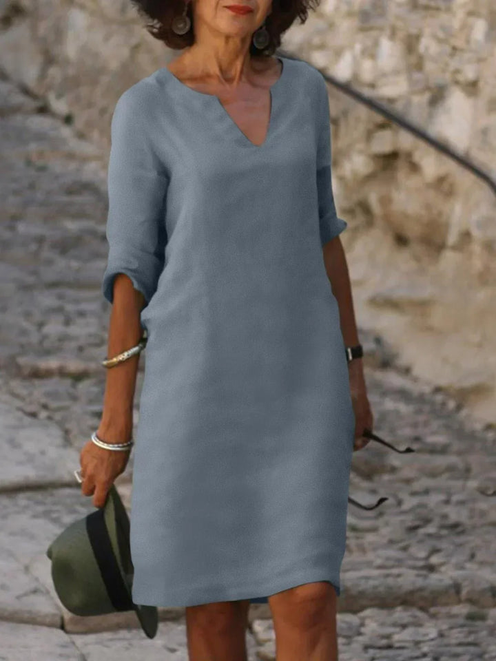 Saoirse™ - Vestido con escote en pico que oculta el vientre